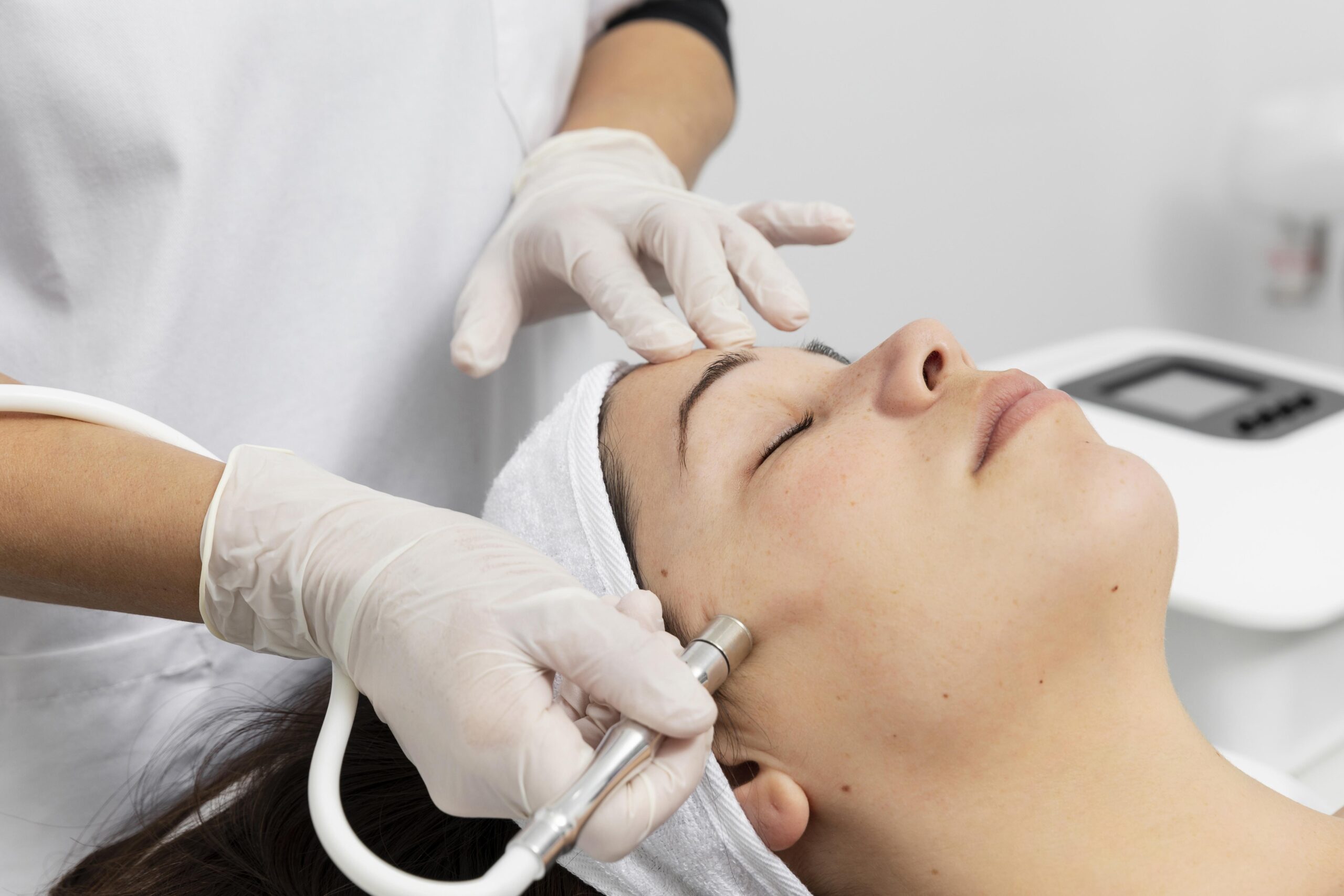 Acne treatment facial